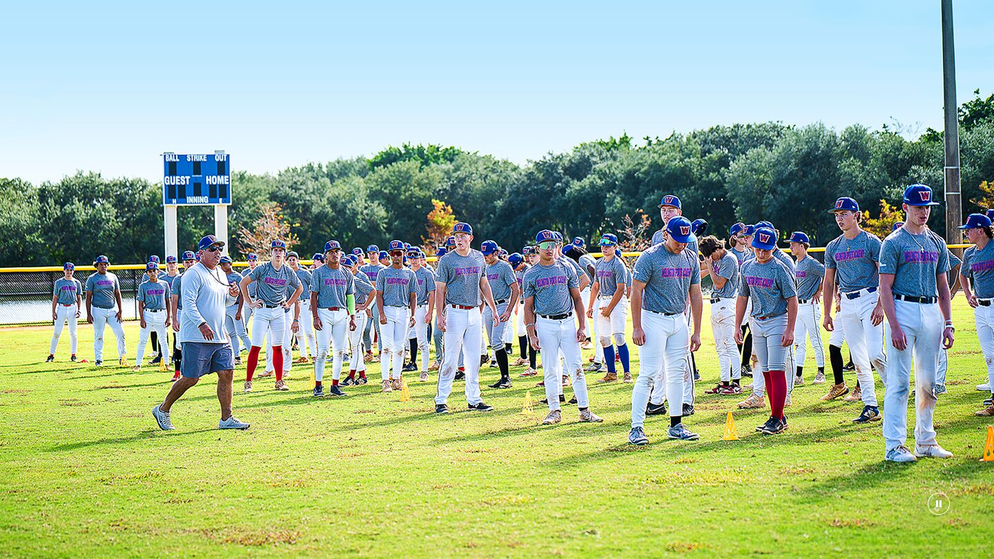 baseball header team standing