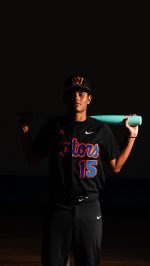 Gators 15 Teal Bat